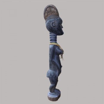 Figure de fecondite Koulango ancienne profil droit