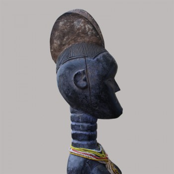 Figure de fecondite Koulango ancienne la tête