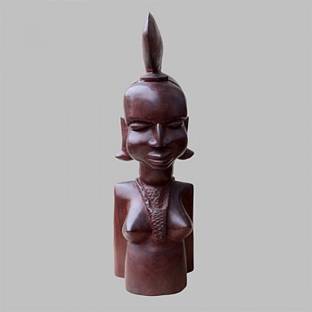 Statuette africaine buste femme Peulh