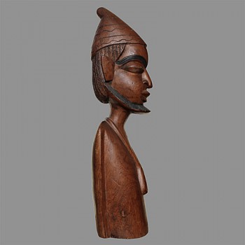 Magnifique statuette africaine Ancetre Dogon profil droit