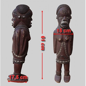 Statuette Kuyu en Janus dimensions