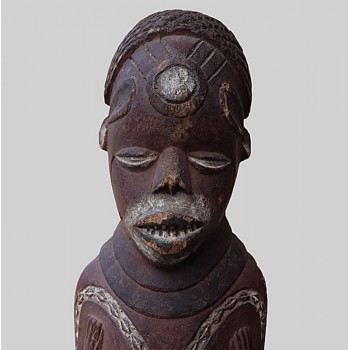 Statuette Kuyu en Janus face homme