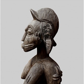 Statuette Senoufo Maternite africaine Côte d'Ivoire ancienne