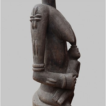 Statuette Senoufo Maternite africaine détail