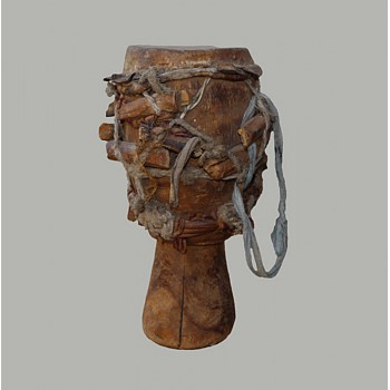 Djembe ceremonial Bamoun ancien