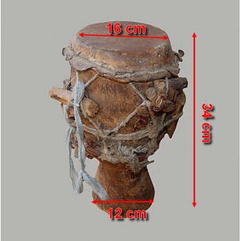 Djembe ceremonial Bamoun dimensions