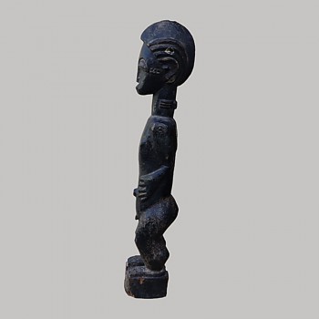 Statuette Ancetre Baoule ancien années 50