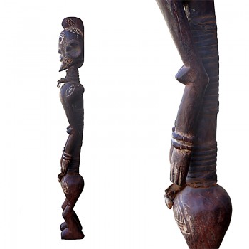 Statuette Mumuye Iagala atypique profil