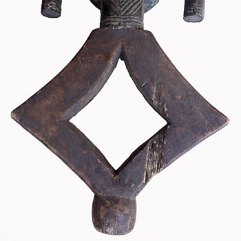 Figure de reliquaire Kota du Bwete détail