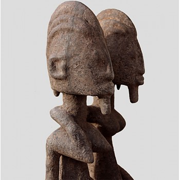 Statuette dogon couple premier crée par Amma