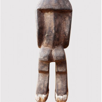 Statuette africaine feminine Bateba Lobi fecondite de dos