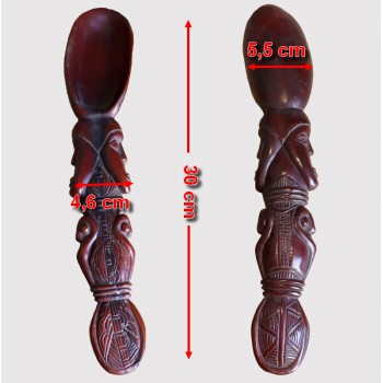 Cuillere africaine Lega ancienne dimensions