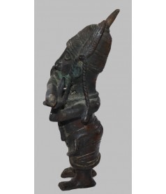 Bronze du Benin annees 60 profil gauche