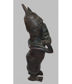 Bronze du Benin annees 60 profil droit