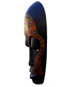 Masque africain de decoration profil gauche