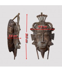 Masque Senoufo en bronze dimensions