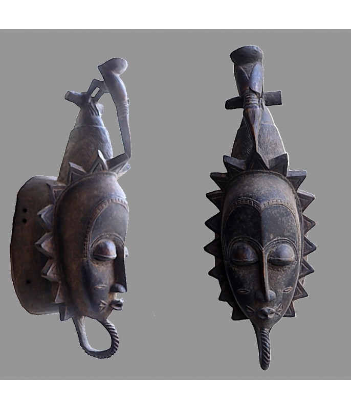 Masque Baoule ancien