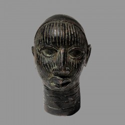 Beau masque Baoule ancien
