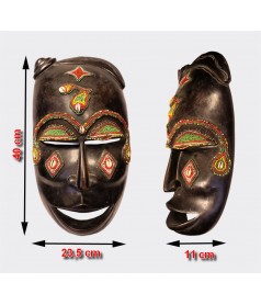 Masque africain decoratif dimnsions