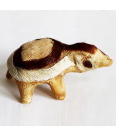 Jolie tortue os et poils de chameau
