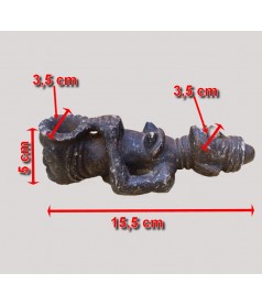 Pipe divination N Tadi Bakongo ancienne dimensions