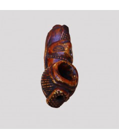 Pipe Bakongo N Tadi belle patine rouge foncé