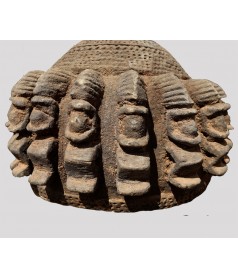 Rare chapeau Dogon en bois
