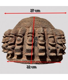 Rare chapeau Dogon en bois dimensions