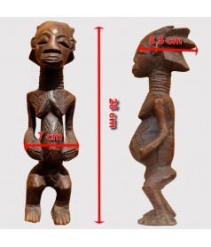 Statuette de fecondite Luba dimensions