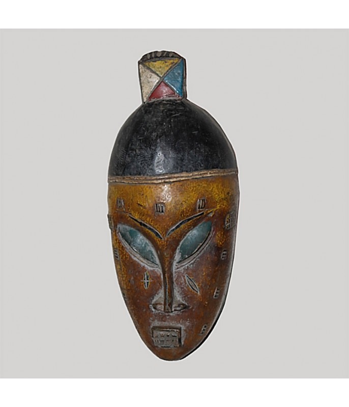 Masque Gouro polychrome