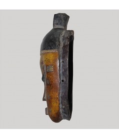 Masque Gouro polychrome vue de profil