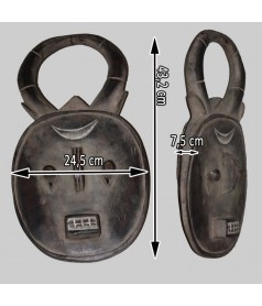 Masque du Goli Baoule dimensions