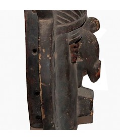 Masque Toussian en bois détail