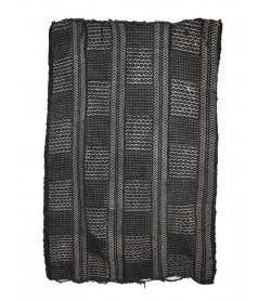 Grand Bogolan coton noir et...