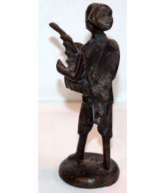 Bronze ancien musicien Dogon