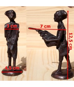 Bronze ancien musicien Dogon