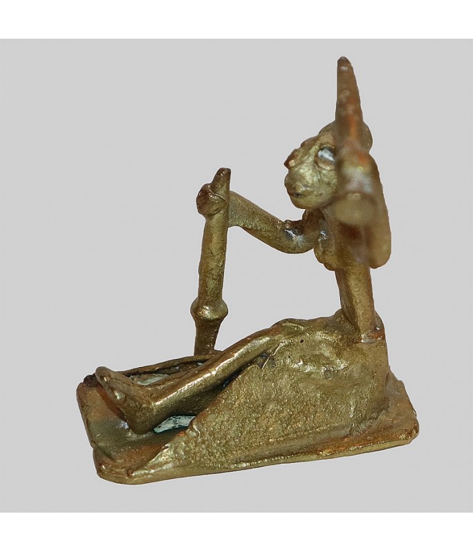 Petit personnage en bronze du Burkina Faso