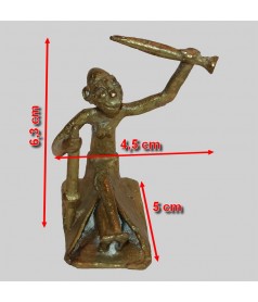 Petit personnage en bronze du Burkina Faso