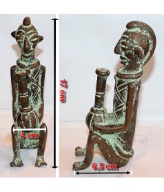Bronze ancien Tikar dimensions