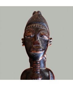 Statuette Baoule, réparation