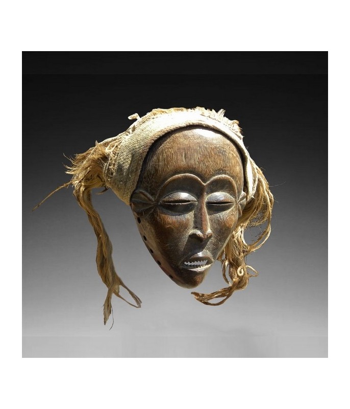 Masque facial féminin Tchokwé Lwena