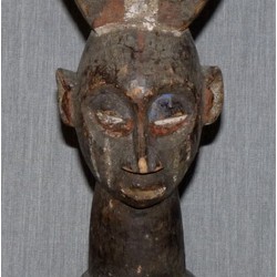 statuette poteau protecteur Suku le visage